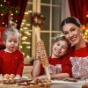 1pc Embossing Rolling Pin Christmas Pattern Xmas Wooden 3D Engraved Nativity With Jesus 9 Different Pattern Design For Baking Cookies
