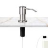 Soap Dispenser for Kitchen Sink, Stainless Steel Built in Sink Soap Dispenser with 47" Extension Tube Kit