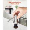 Soap Dispenser for Kitchen Sink, Stainless Steel Built in Sink Soap Dispenser with 47" Extension Tube Kit