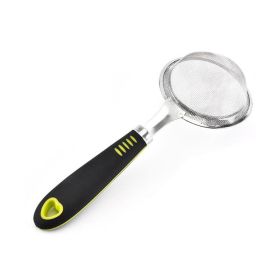 Fine Mesh Strainer Sifter Sieve with Non Slip Handles Stainless Steel for Flour Powdered Sugar Cocoa Baking Powder Baking Tool (Size: small)