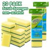 10/20pcs Multi-purpose Cleaning Sponge, Dishwashing Sponge, Kitchen Cleaning Sponge, Household Cleaning Tools, Scouring Pad