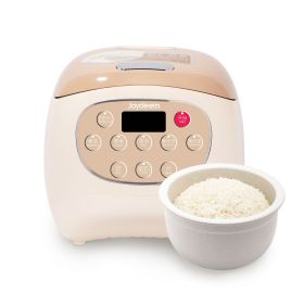 Joydeem Ceramic Rice Cooker, 6 Cups Uncooked Rice Cookers with Pure Ceramic Inner Pot, Healthy & PFOA Free, 3L/3.2 qt, DFB-C300 (Size: 2.5 Cup)