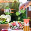 Oil Dispenser Bottle 2 In 1 Cooking Glass Olive Oil Dispenser Silicone Dropper with Silicone Brush Dropper Measuring Container