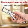 Adjustable Stainless Steel Jar & Can Opener, Ergonomic Multifunctional Bottle Opener, Effortless Grip for Seniors, Fits Most Jar Lids & Bottle Necks